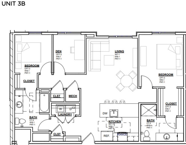Floorplan - Dalmore Apartments