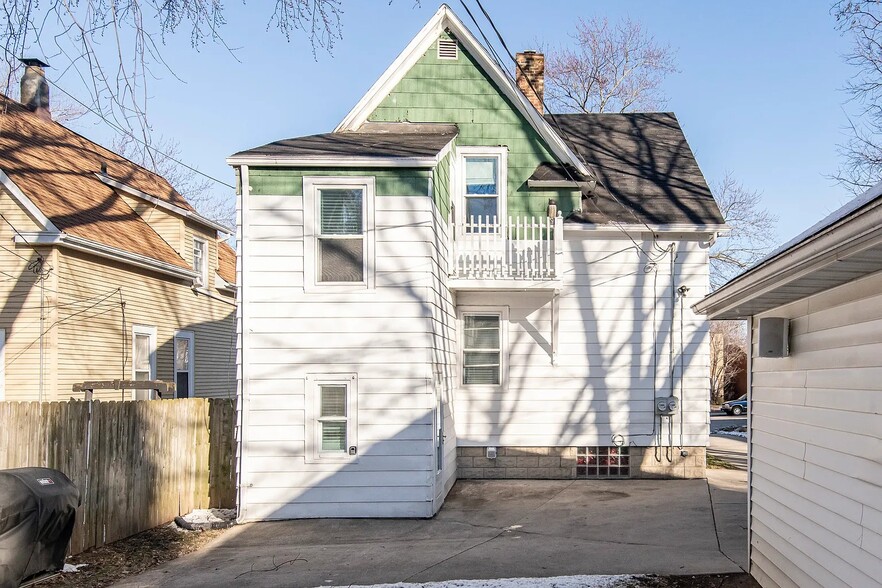 Rear of house - 2615 N Wauwatosa Ave