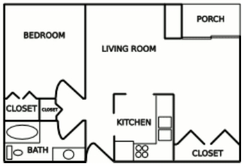 Floorplan - Executive House Apartments