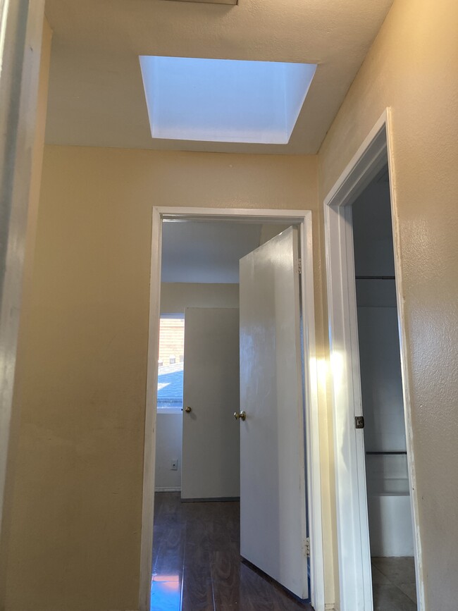 Hallway with Skylights - 532 Venice Way