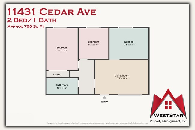 Floorplan - 11431 Cedar Avenue