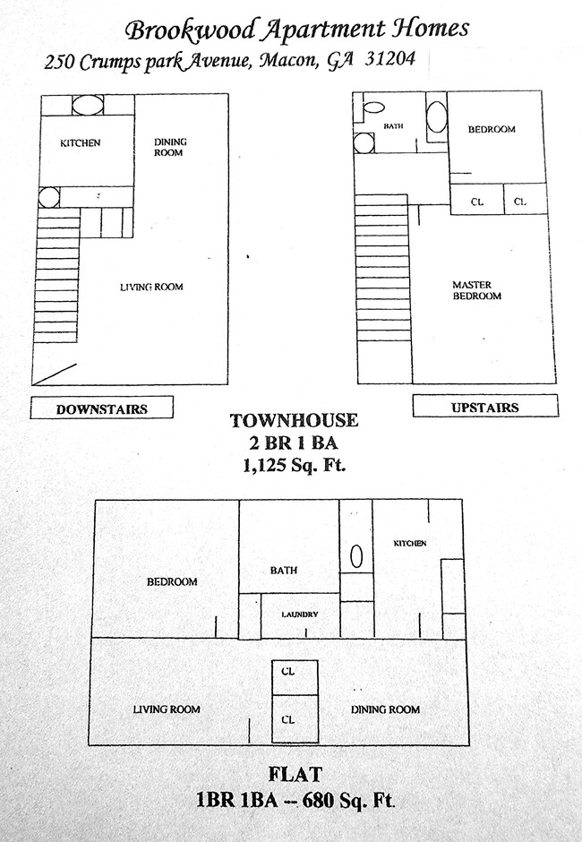 Floor Plans - Brookwood Apartment Homes