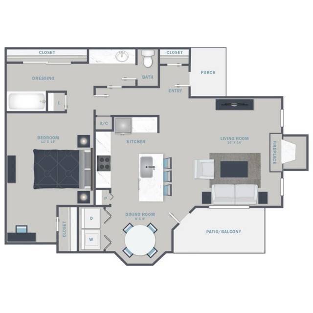 A3U- Reno Package starting Sept. 2021 - White Quartz Countertops and Stainless Steel Appliances - Elliot Baymeadows