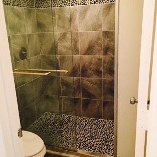Beautiful master shower - 3930 SW Greenwood Way