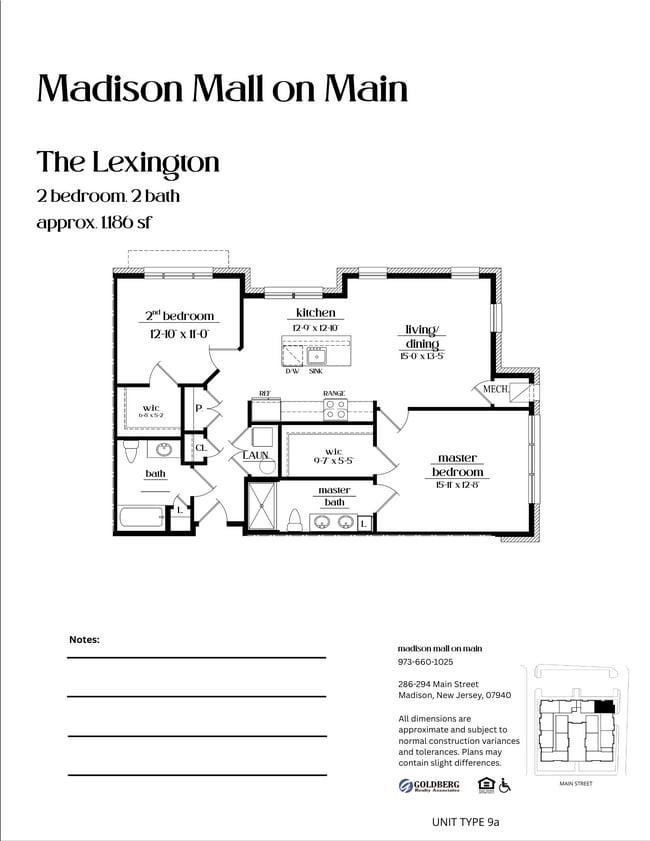 Floorplan - Madison Mall on Main Luxury Apartments