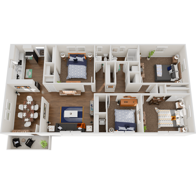 Floorplan - The Julep & Julep Flats