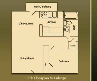 1BR/1BA - Cliff Dwellers
