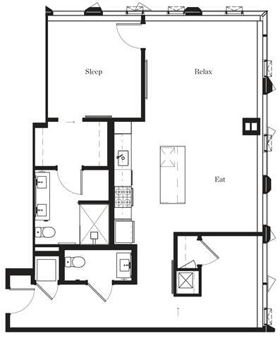 Floorplan - The Residences at Rainier Square