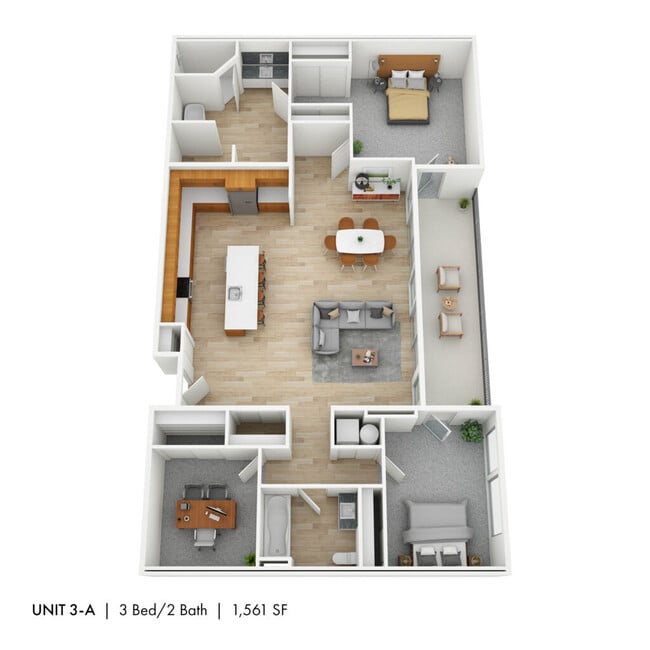 Floorplan - The 72nd Apartments