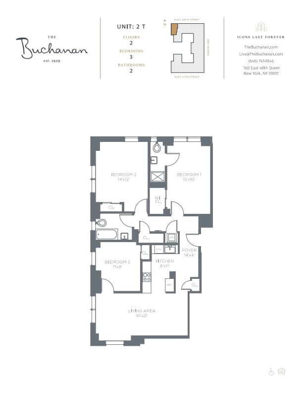 Floorplan - The Buchanan