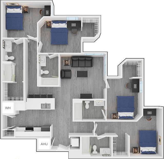 4 Bedroom - Park Place at Arlington