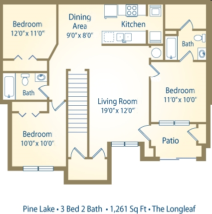 3BR/2BA - Pine Lake