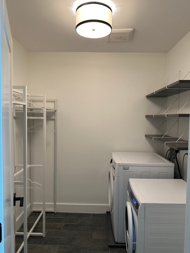 Laundry room and walk-in closet - 112 4th St NE
