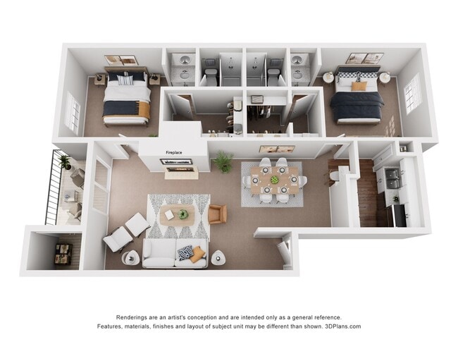Floorplan - Rock Canyon Apartments
