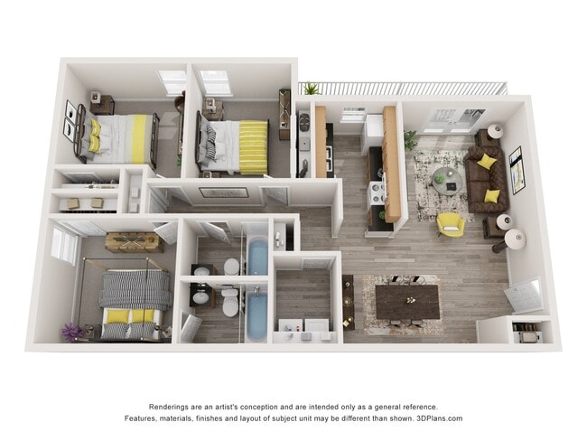 Floorplan - Bradford Gwinnett Apartments