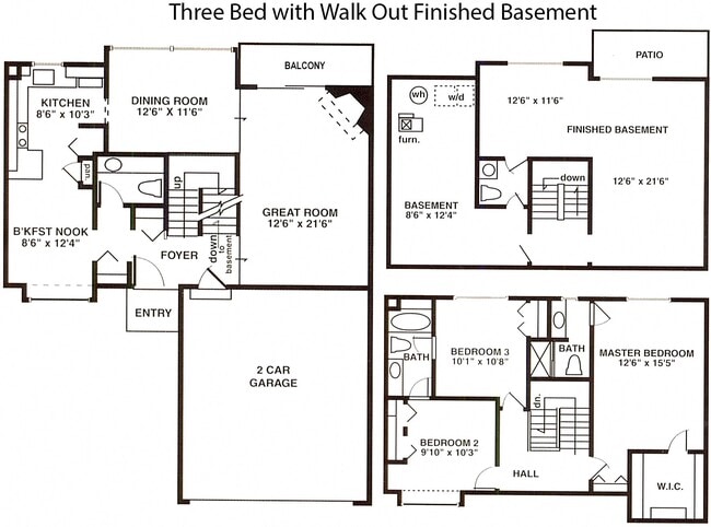 Floorplan - Weatherstone Townhomes