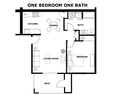 1BR/1BA - Devonwood and First Place Apartments