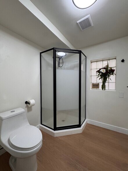 New standing shower - 1734 Prospect Ave