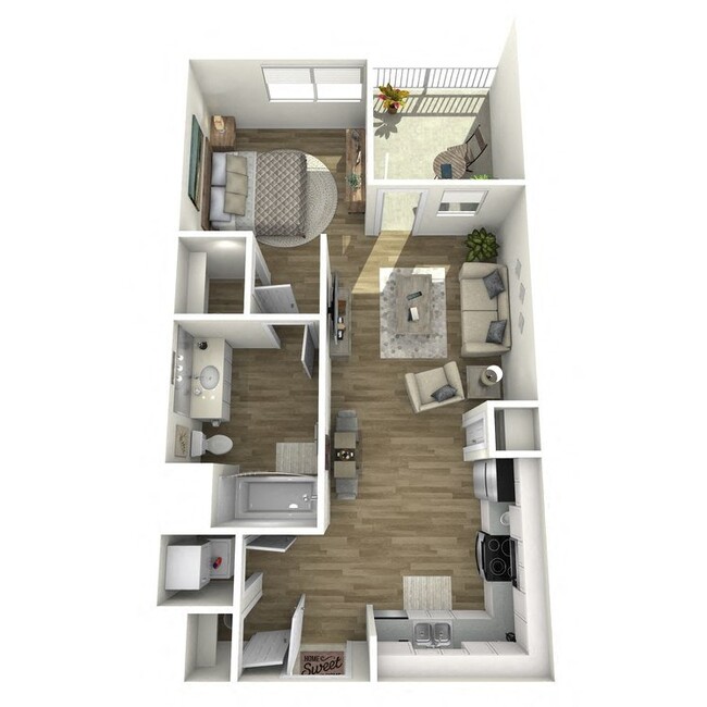 Floorplan - Oxnard Town Square 12