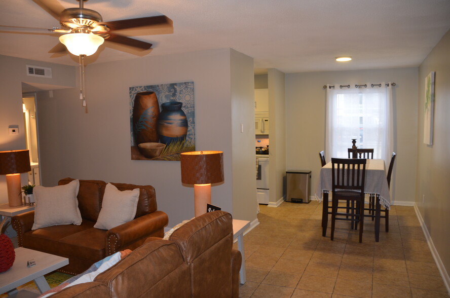 Living Room with 65" Smart TV - 815 E Lee St