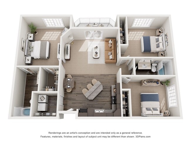 Floorplan - Crystal Creek Apartments