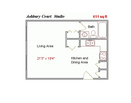 Studio - Ashbury Court