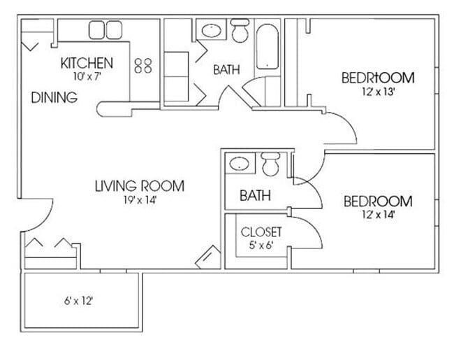 Building Photo - 1 Bed, 1 Bath 930 Sq Ft 2nd Floor