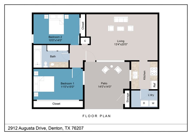 Floorplan - Greenway Patio