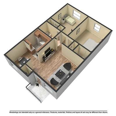 Floorplan - Vista Villa Apartments