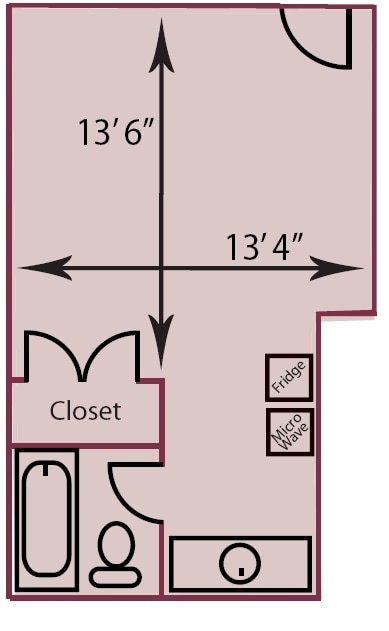 Studio - University Pointe Apartments - Utilities Incl