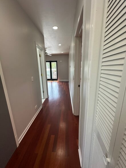 View of living room from kitchen island - 2216 W Belmont Ave