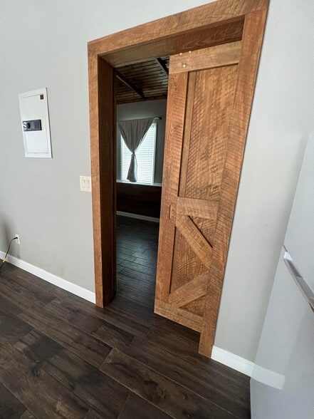 Sliding door to bedroom - 729 Highway 314