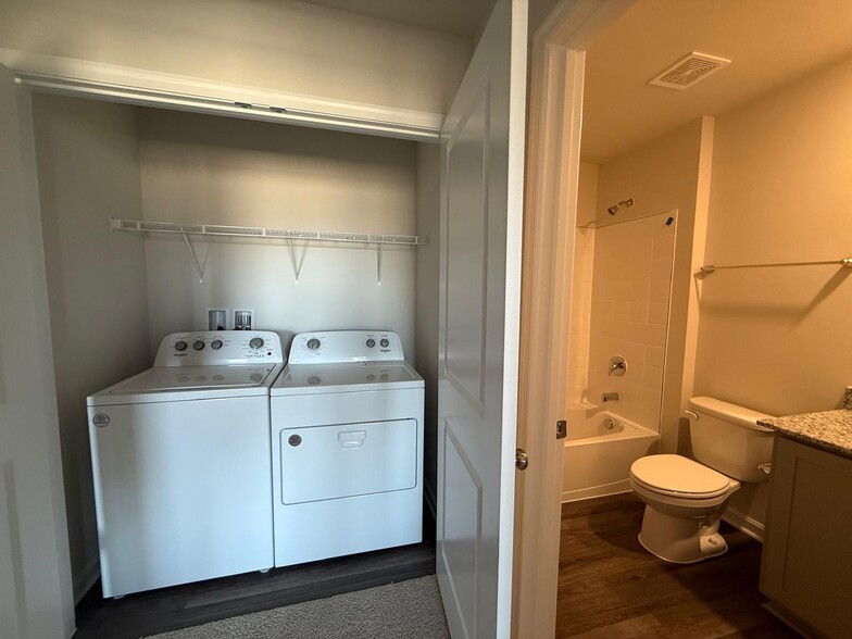 In unit washing machine/dryer and upstairs bathroom - 157 Tigney Dr