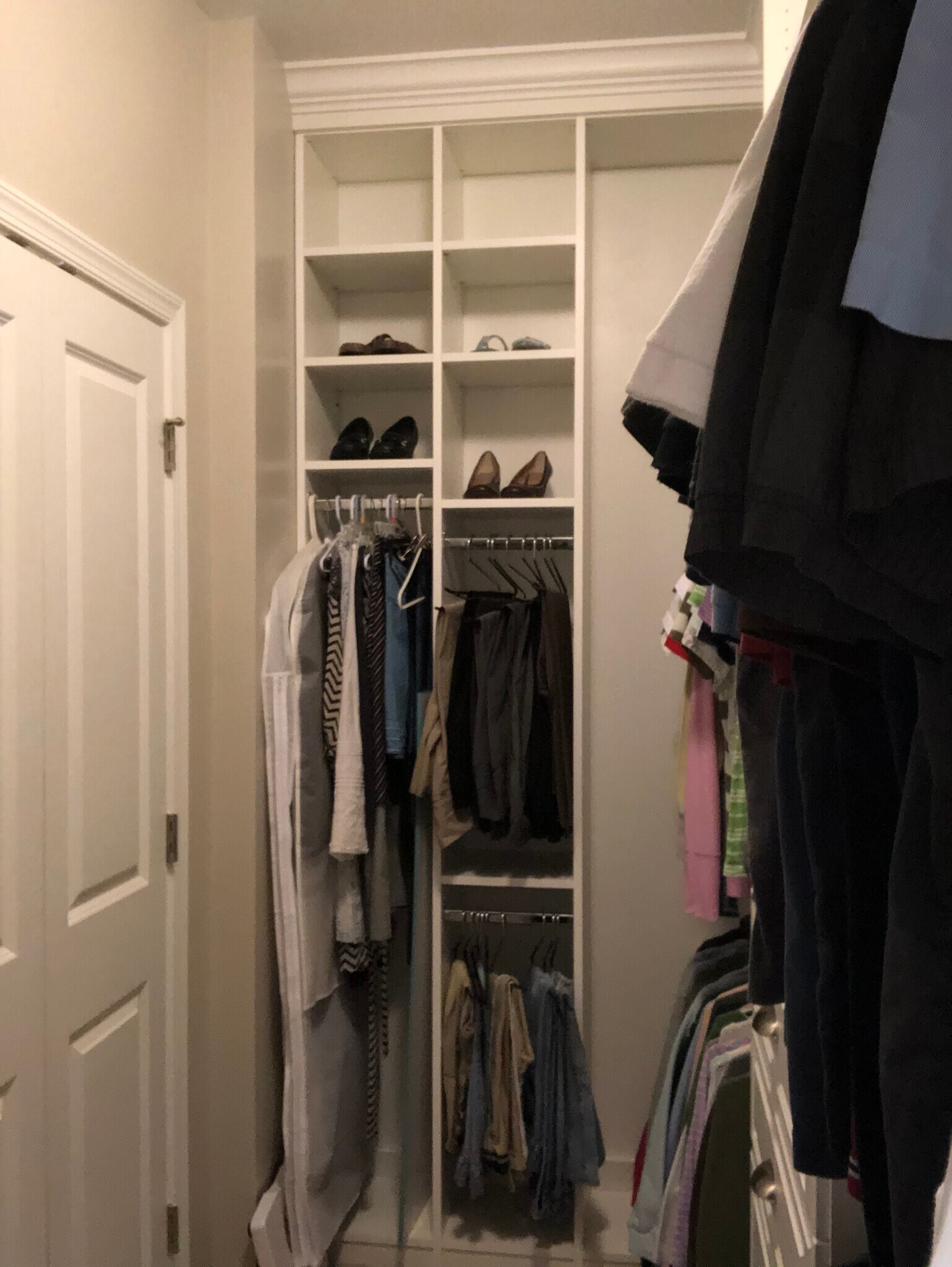 Left side of custom master closet - 7736 Tranquil Trl
