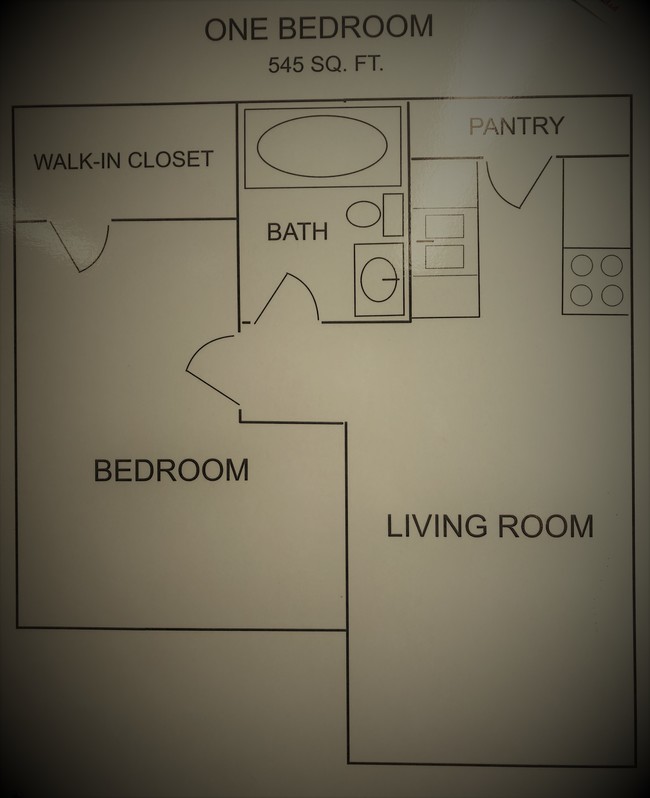 Floorplan - Pine Ridge Apartments - All Utilities Paid