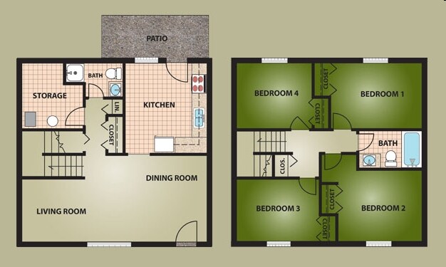 4BR/1BA - Valleyview Village