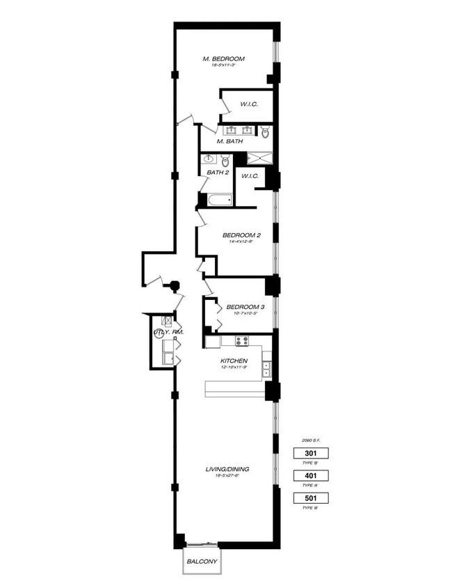 Building Photo - South Loop 3 bed 2 bath -- Updated Kitchen, LARGEST Floorplan in the building