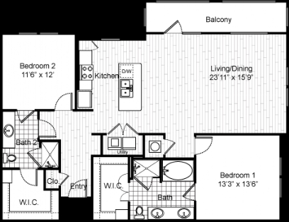 Floorplan - The Edge at Glade Parks