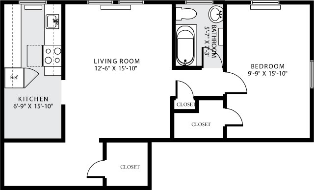 Floorplan - eaves Tunlaw Gardens