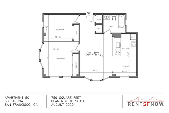 Floorplan - 1320-1380 Lombard