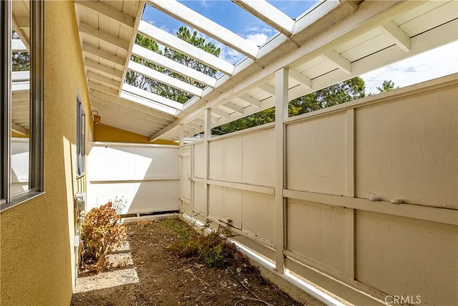 View of Atrium from master bedroom - 679 Rancho Dr