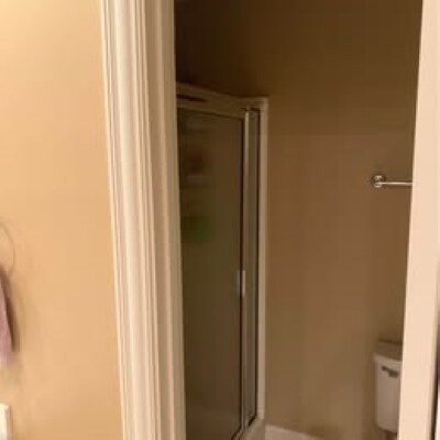 Master shower - 93 E Saddlebrook Dr