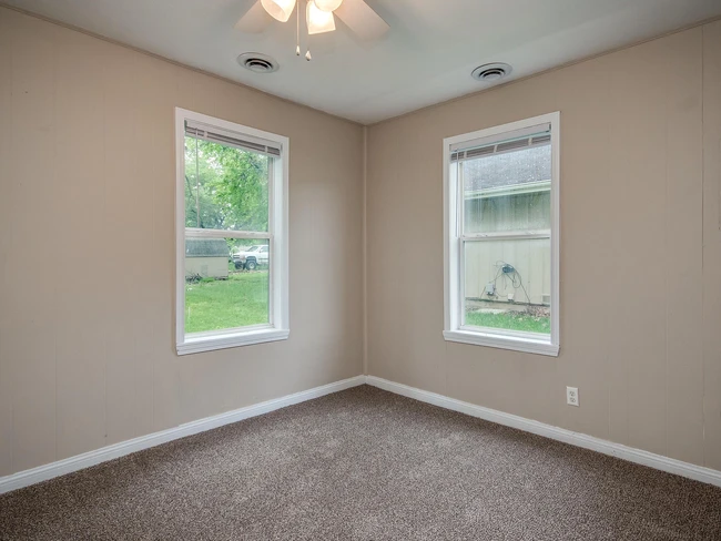 Front bedroom - now has woodgrain vinyl plank flooring - 2708 N Fremont Ave