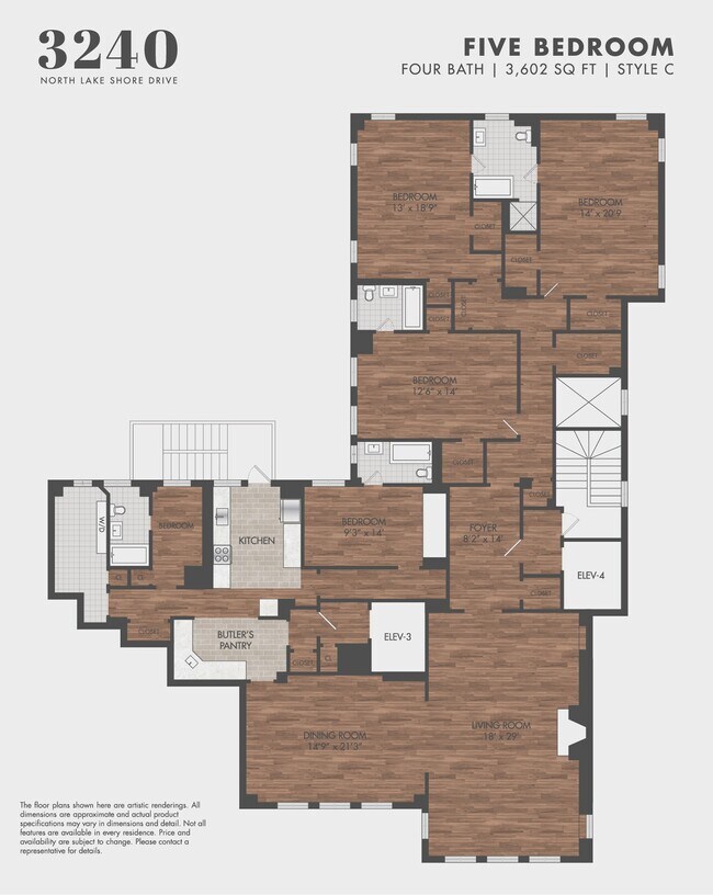 Floorplan - 3240 North Lake Shore Drive