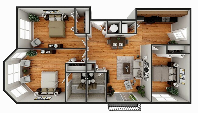 Floorplan - The Onyx on Hoyne