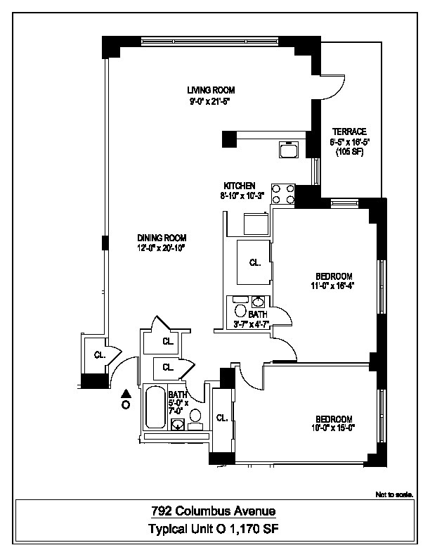 Floorplan - 792 Columbus Avenue