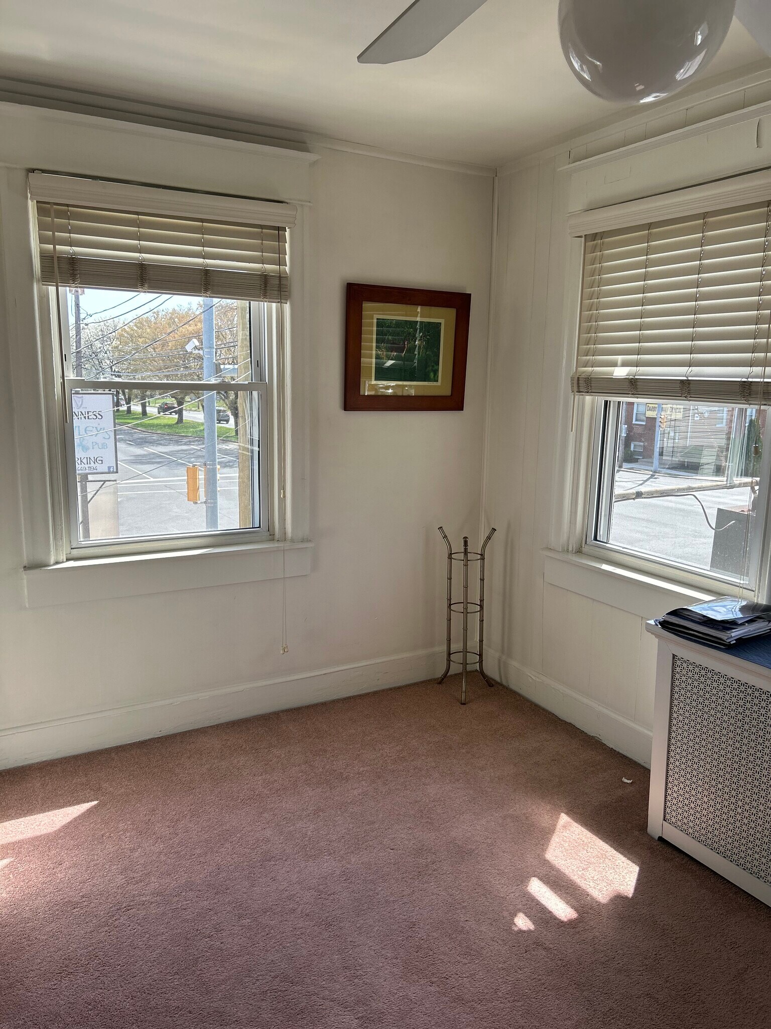 Mini blinds on windows - 8003 W Chester Pike