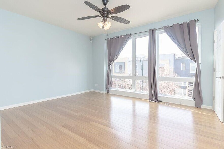 HUGE windows in the master bedroom - 1263 W 74th St.