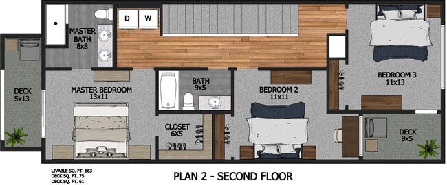 Floorplan - Halcyon on 18th St