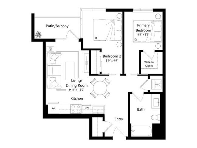 Floorplan - Lincoln/Broadway